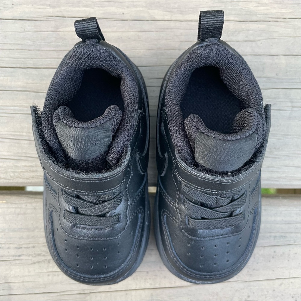 Nike Court Borough Low 2 in black Toddler Shoes size 5C - Picture 7 of 16